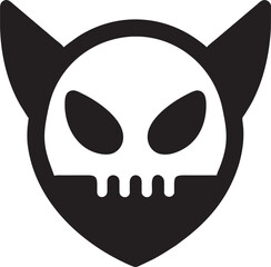 scary masks halloween, pictogram
