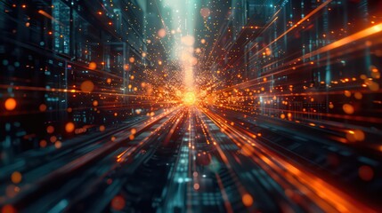 Fototapeta premium digital modern and cinematic background with bright vivid colors and nice composition