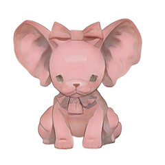 cute bear toy anime, generative ai