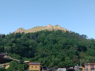 view of the mountains