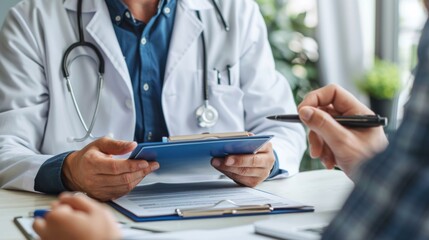 A person meeting with a financial advisor to review their retirement plan and life insurance coverage, ensuring comprehensive protection for their golden years.