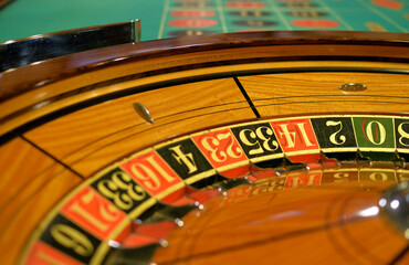 roulette wheel detail