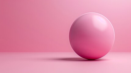 a pink egg on a pink surface