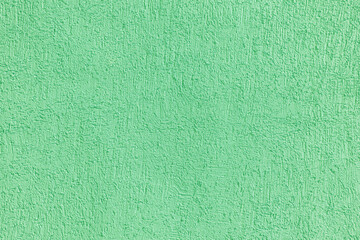 Green plastered old wall. Abstract construction background.