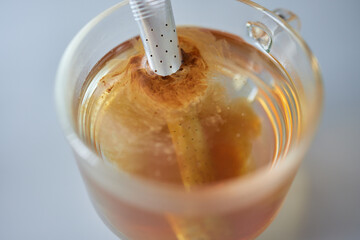 blank packaging white aluminum foil sachet for instant coffee