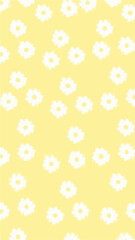 margarillas amarillas fondo estampa