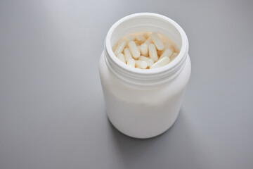 sport, healthy lifestyle, medicine, nutritional supplements and people concept