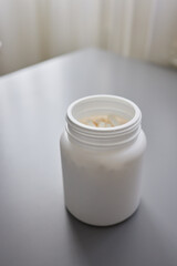 sport, healthy lifestyle, medicine, nutritional supplements and people concept