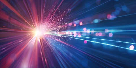 wallpaper with light lines and effects background 
