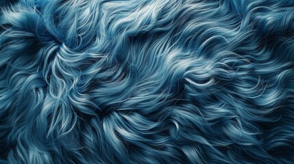 Blue and White Feathers