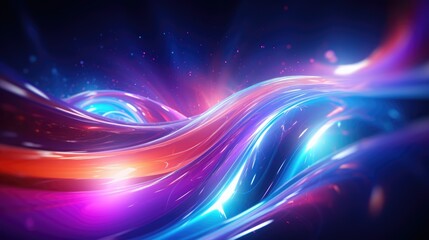 Fototapeta premium An image abstract and pulsating artwork inspired by the visuals of an intense and psychedelic light show