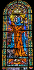 Genevieve Stained Glass Saint Pothin Church Lyon France - 800599277