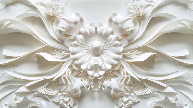 Achieving operational excellence in production is mirrored in the symmetry and detail of paper art concepts