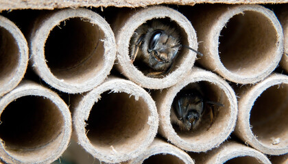 Solitary Bees, Nesting Tubes, Insect Conservation, Paper Tubes, Bee Habitat, Eco-friendly,...