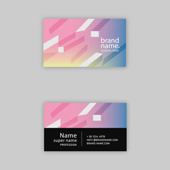 modern business card design.