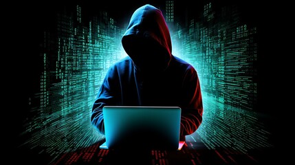 person hacking a computer, hacker