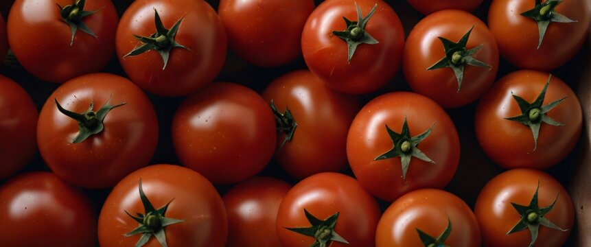 healthy fresh red tomatos background