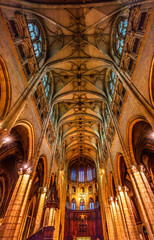 Basilica Pulpit Altar Arches Saint Nizier Church Lyon France - 800606216