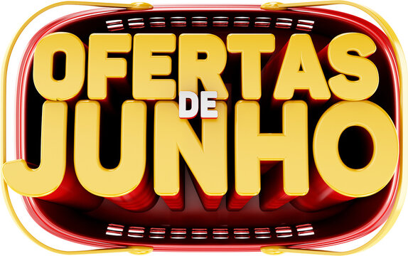 selo 3d varejo ofertas de junho descontos do mes de junho promocao de supermercado para composicao