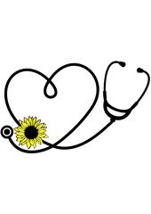 Nurse SVG , Nurse Quotes SVG, heart beat svg  Doctor Svg, Nurse Superhero, Nurse Svg Heart, Nurse Life, Stethoscope, Cut Files For Cricut, Silhouette, nurse dress and element ,