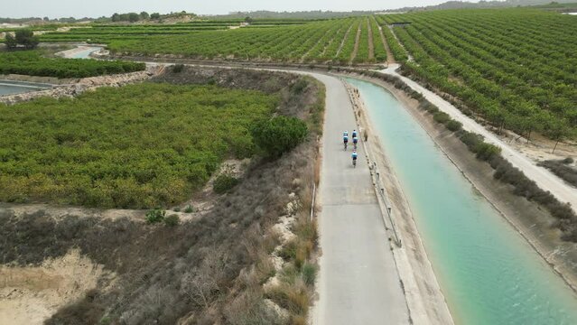 Water channel in Orihuela Costa, Alicante, Spain