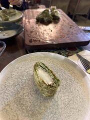 Traditional Arabic mix food dishes. Tasty Arabian Fast Food Items