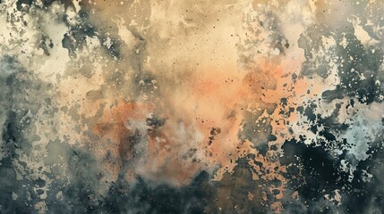 The image presents an abstract cosmic play of orange and black, reminiscent of a celestial explosion or a starry night sky