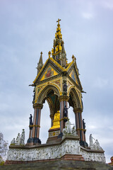 Architectural fragments of Prince Albert Memorial - Iconic, Gothic Memorial to Prince Albert (1876)...