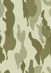 Desert camouflage military pattern. Camouflage pattern for clothing design.