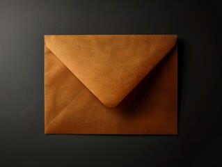 Vintage envelope bathed in golden light on a rustic wood backdrop.