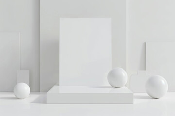 Minimal design one random object central white space uniform solid color backdrop 