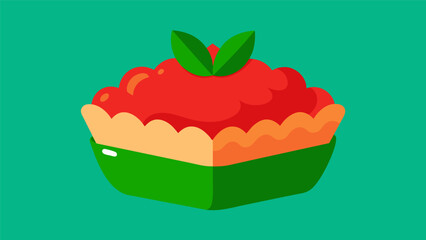 A red apple crumble highlighting the resilience and perseverance of African American farmers who have worked the land for generations.. Vector illustration
