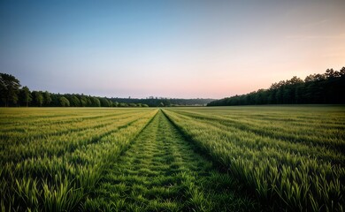 green grass meadow outdoor