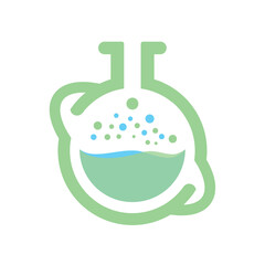 Lab vector logo template design.	
