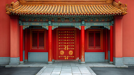 Gate of the Forbidden City in Beijing, China