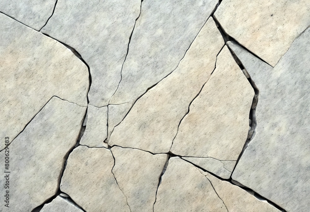Aufkleber 'texture block slanting fissures granite background stone pattern abstract isolated nature wall whit