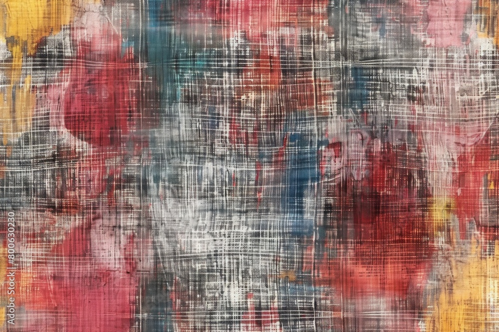 Poster vibrant abstract painting, perfect for adding a pop of color to any design project