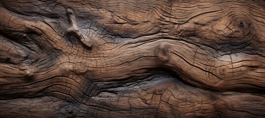 Fototapeta premium The Complex Designs on a Tree's Bark: A Wood-Grained Background