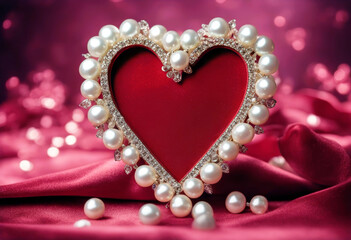 'day frame red romance Pearl background velvet Love velour paper Valentine's heart decoration concept passion Background Pattern Abstract Design Wedding Paper Fashion Heart Art Love Space Gift Health'