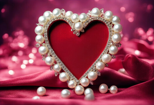 'day frame red romance Pearl background velvet Love velour paper Valentine's heart decoration concept passion Background Pattern Abstract Design Wedding Paper Fashion Heart Art Love Space Gift Health'