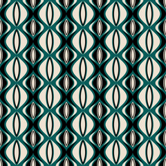 seamless abstract geometric pattern with elements for fabric home wear surface design packaging vector