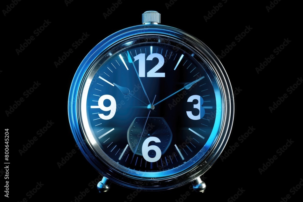 Poster close up of a clock, suitable for time management concepts