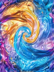 backdrop of colorful liquid swirls, translucent textures and seamless patterns
