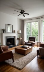 Fototapeta premium modern luxury living room interior design