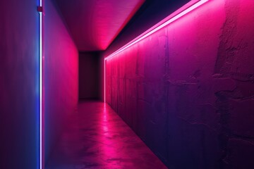 dark backdrop in neon gradient
