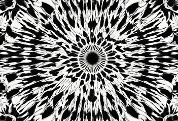 'design horizontal backgrounds kaleidoscopic pattern Black white'