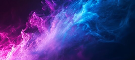 Vibrant Neon Background with Blue and Purple Gradient Colors for Modern Designs and Creative Projects
