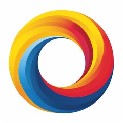 logo in red, yellow and blue primary colors on a white background
