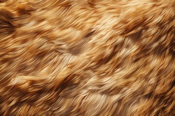 Detailed close up of brown fur texture, ideal for backgrounds or textures