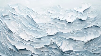 Obraz premium background with texture of oil painting of expressive abstract waves 